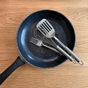 Easily Scratched by Utensils